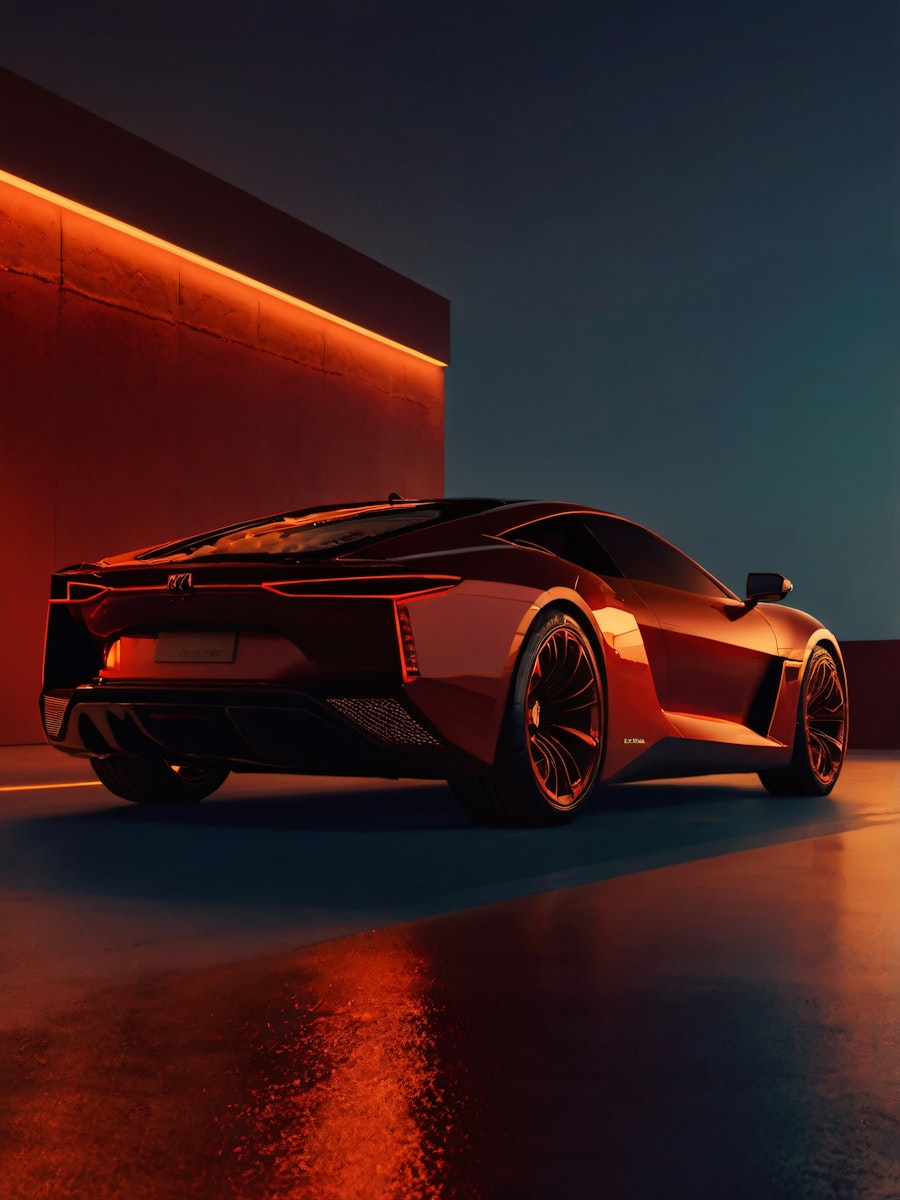 Sleek Modern Sports Car (1)