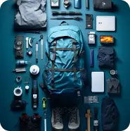 Ultimate Adventure Travel Gear Layout Ultimate Adventure Travel Gear Layout